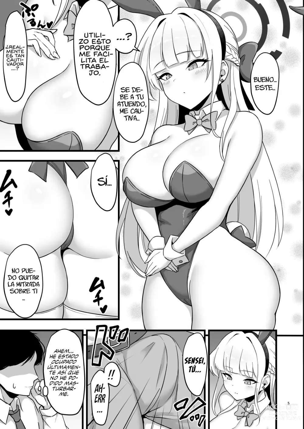Page 5 of doujinshi Tokimeki Bunny -Oshikake Bunny no Seishori Support-
