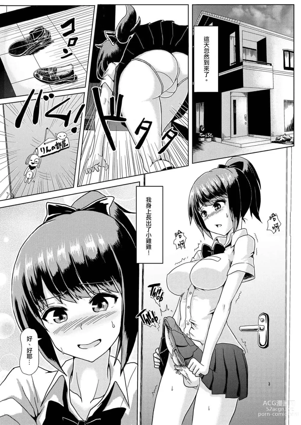 Page 2 of doujinshi 一緒にふたなりプラクティス 系列整合