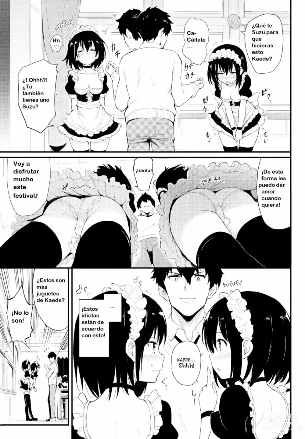 Page 31 of doujinshi Kaede & Suzu 1-7, Spanish.