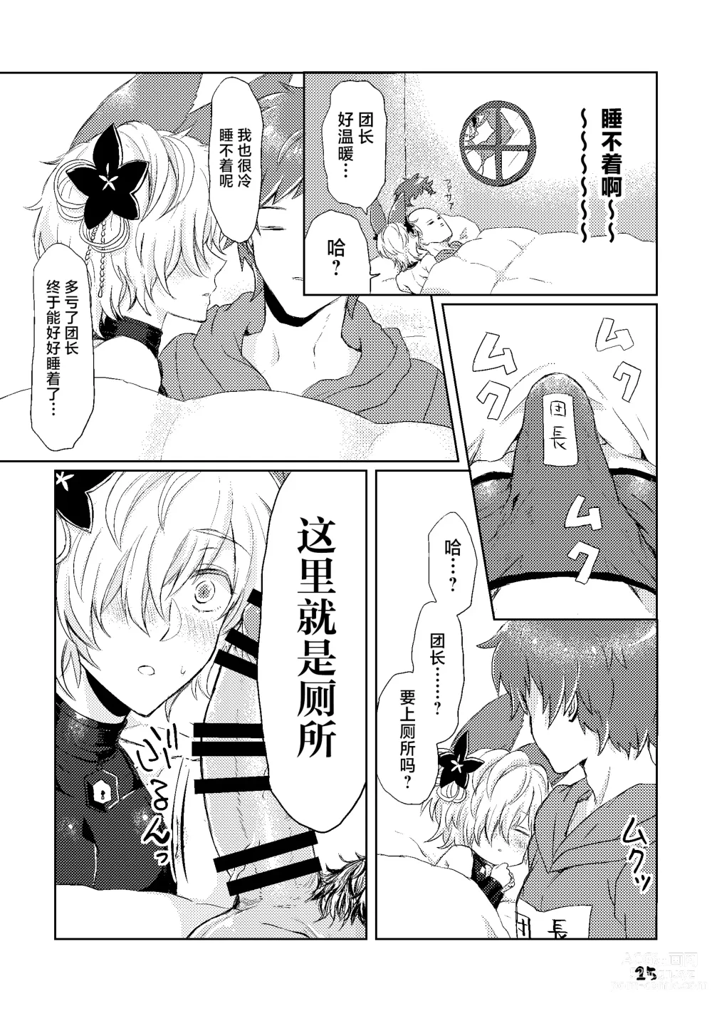 Page 15 of doujinshi Kou-kun to Mitsugetsu