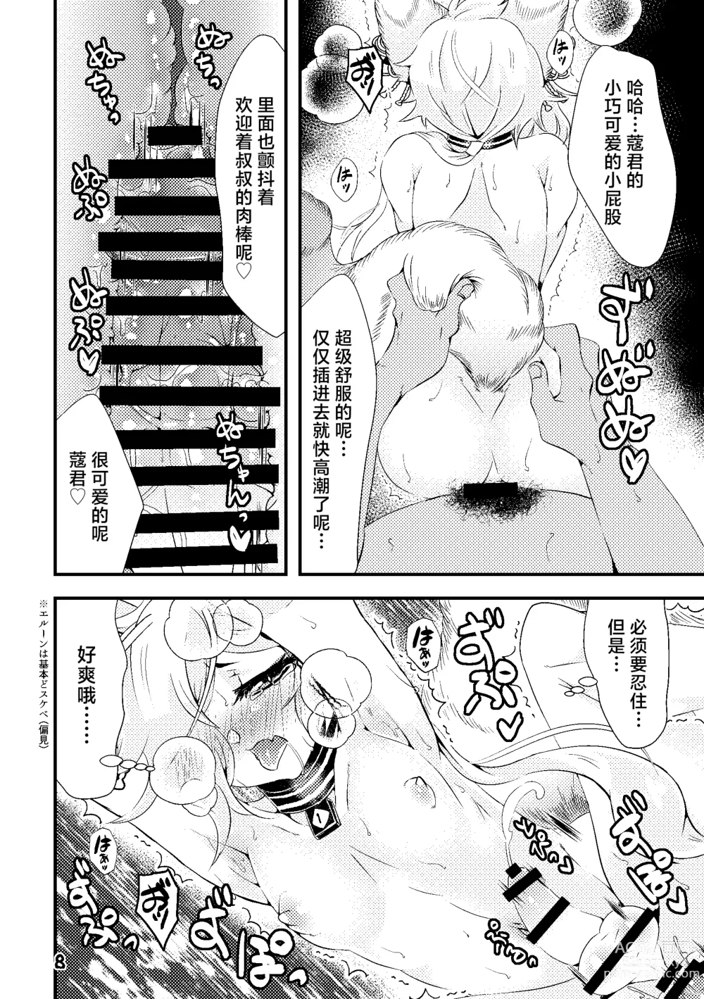 Page 8 of doujinshi Kou-kun to Mitsugetsu
