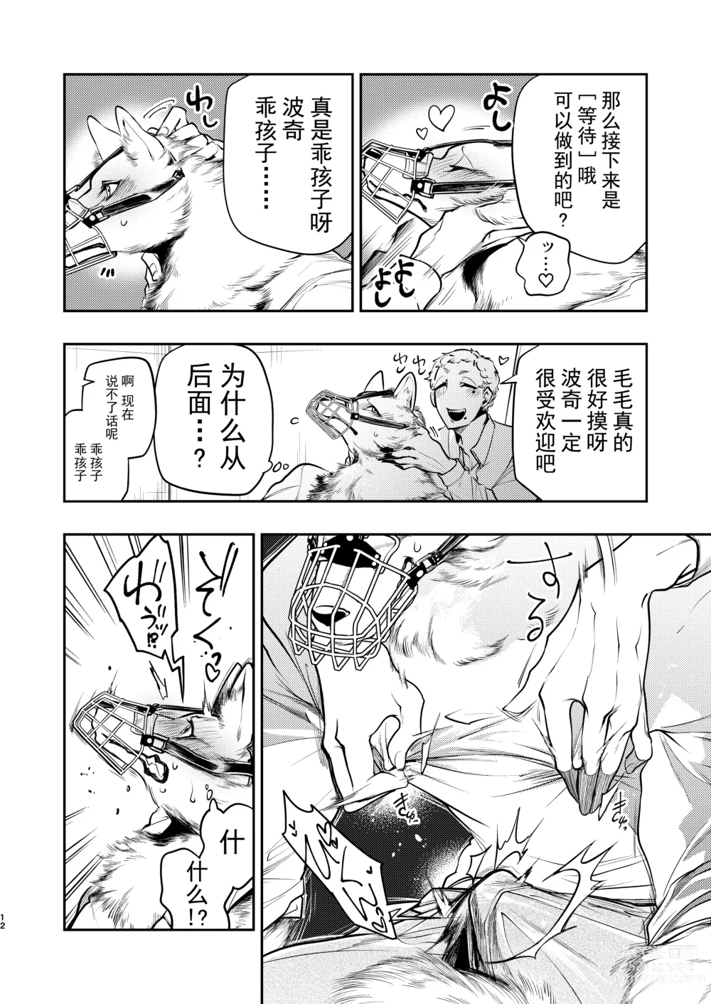 Page 11 of doujinshi Ookami Juujin, Ningen Fuuzoku e Iku