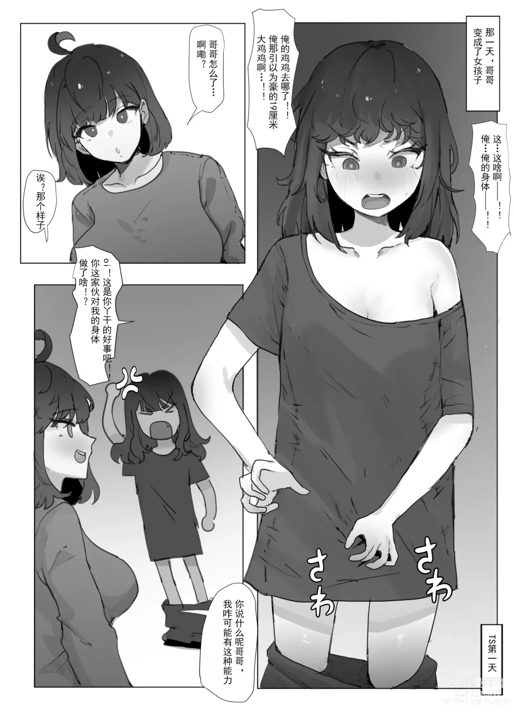 Page 2 of doujinshi Onii-chan ga TS Sareru Manga