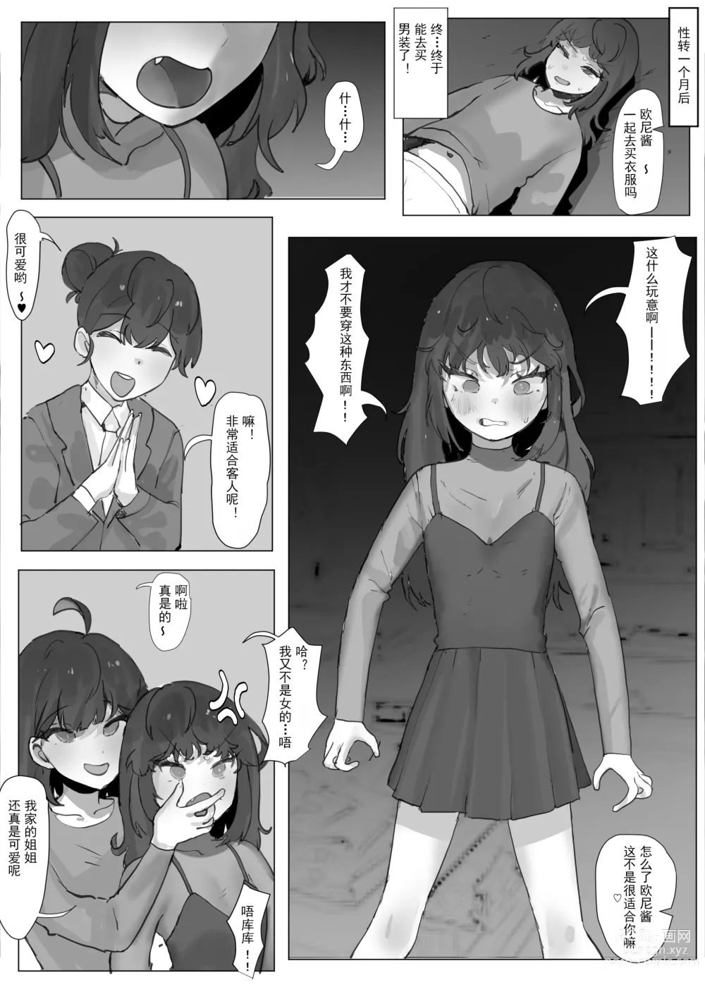 Page 10 of doujinshi Onii-chan ga TS Sareru Manga
