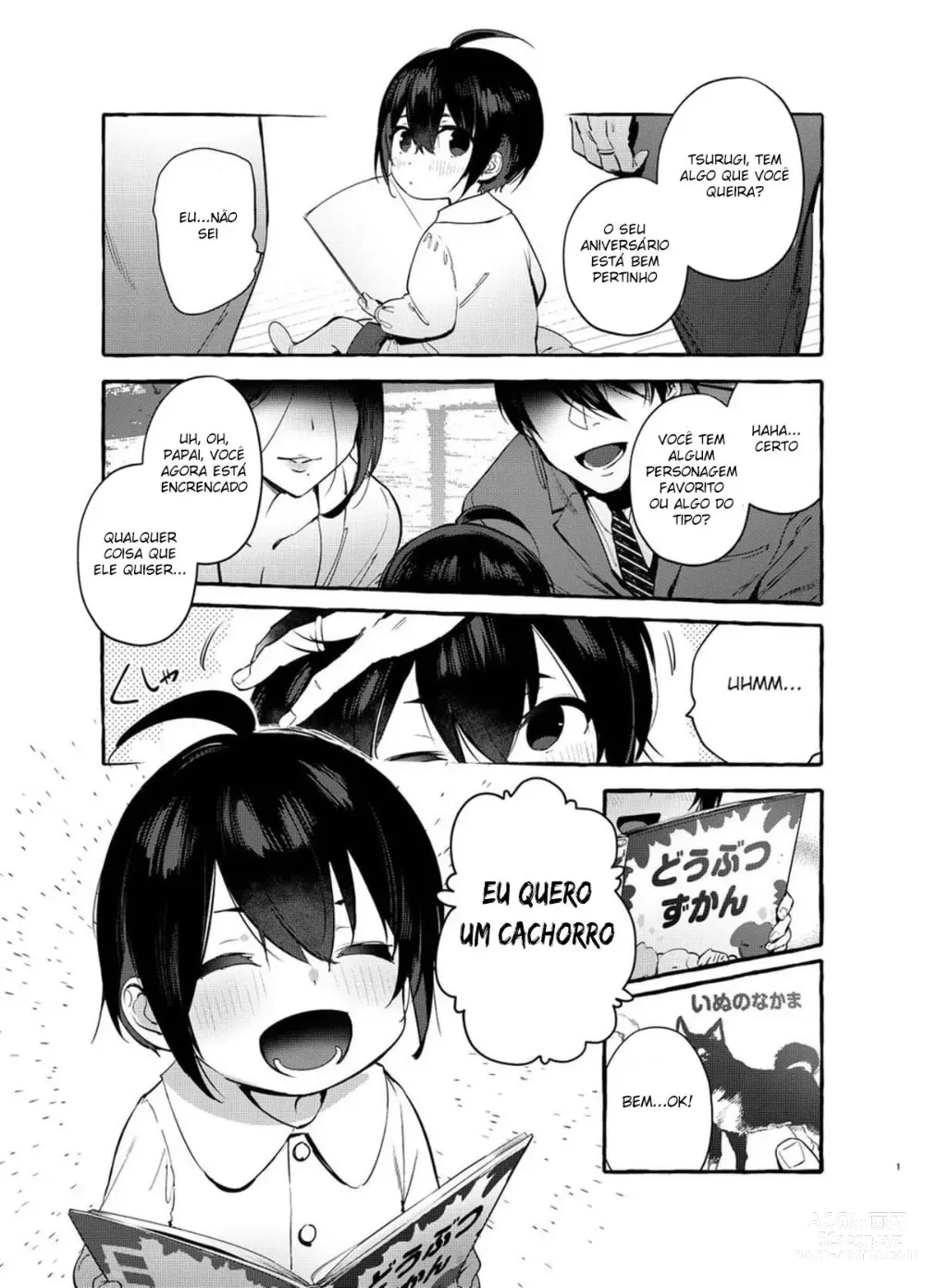 Page 2 of doujinshi Puppy Play With Papa - What the Cat Dragged In 1