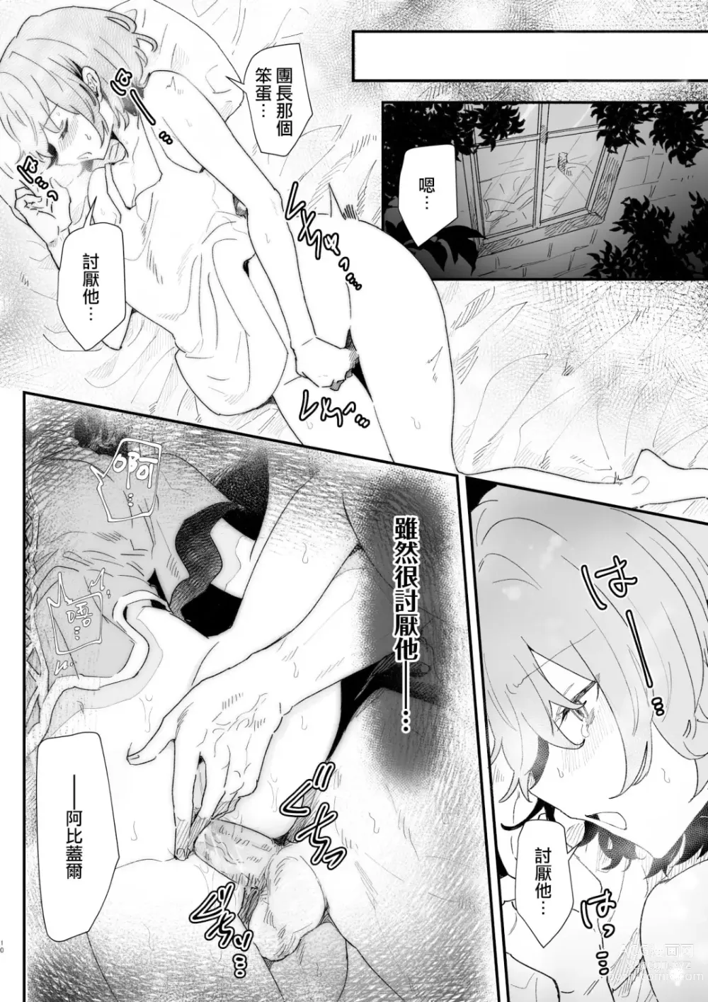 Page 9 of doujinshi 最讨厌团长了! (decensored)