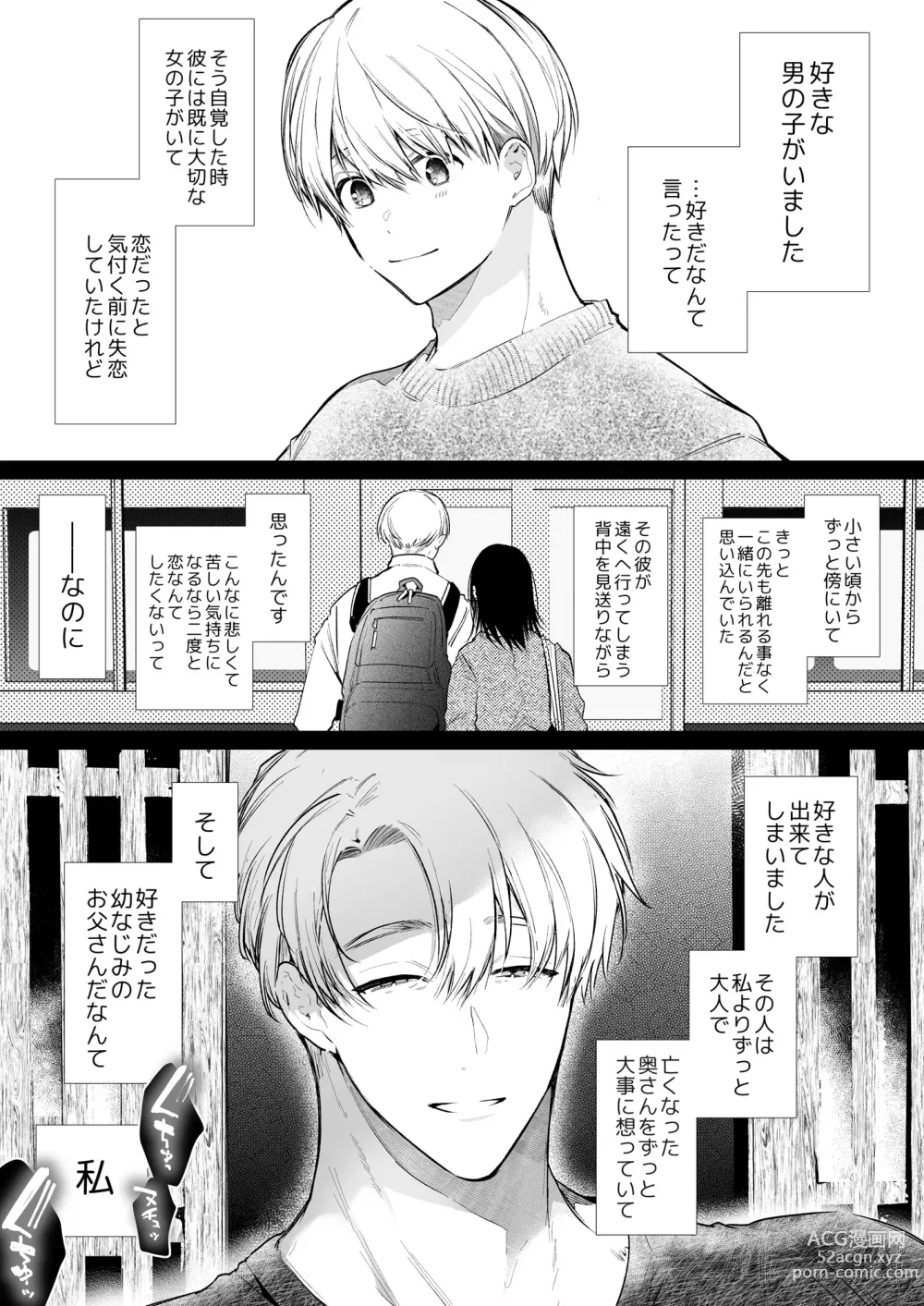 Page 24 of doujinshi なおちゃんNTR～好きになった人は、幼なじみのお父さんでした。～