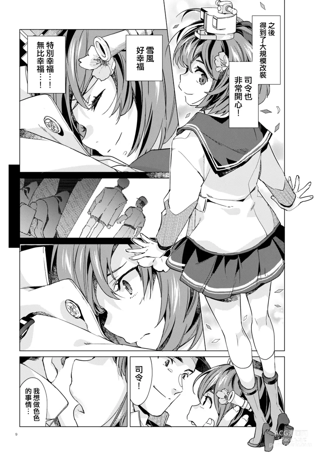 Page 9 of doujinshi Yukikaze Kai Ni wa Nashi Desuka?