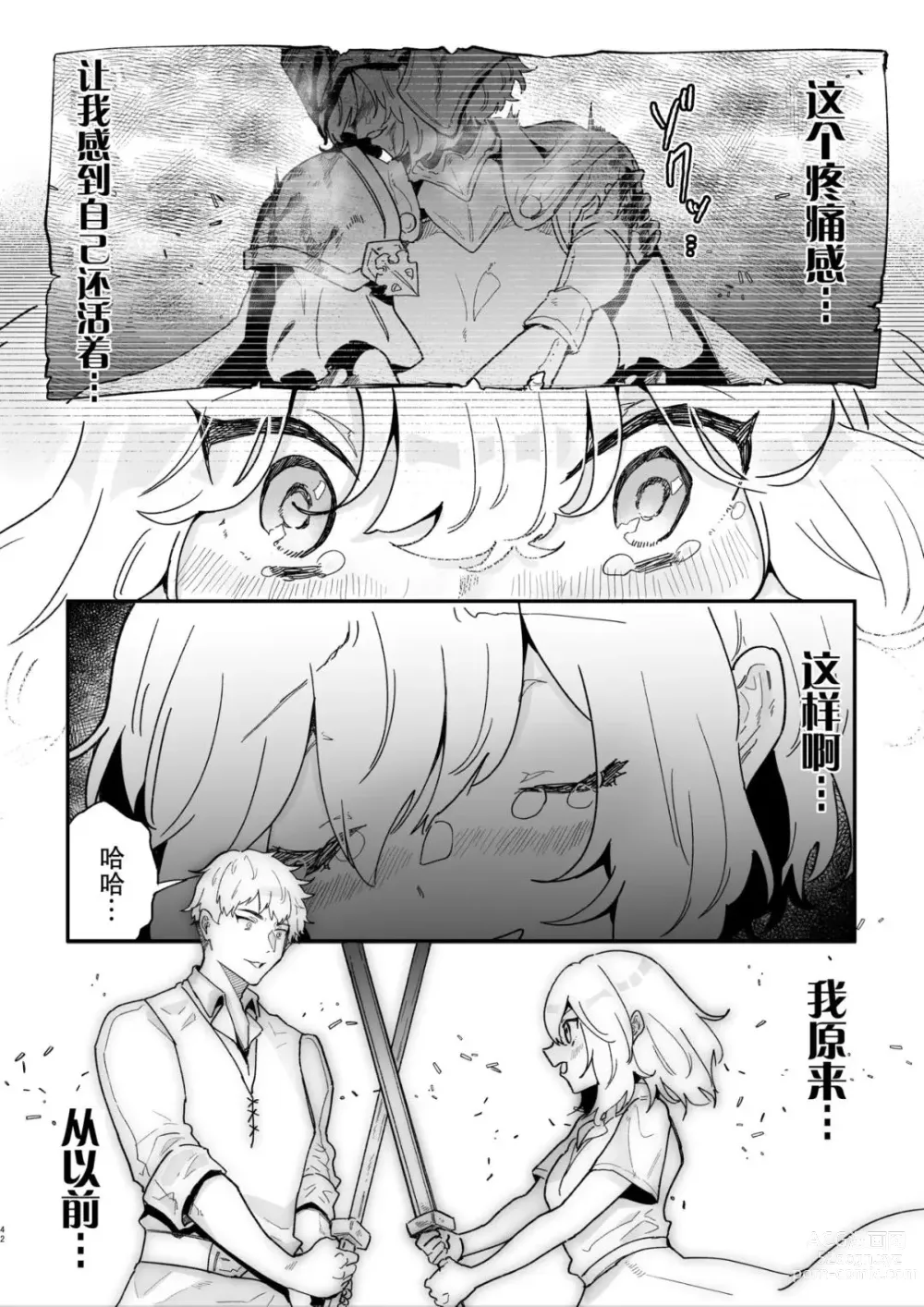 Page 41 of doujinshi Onna kishi noruche no junan (decensored)