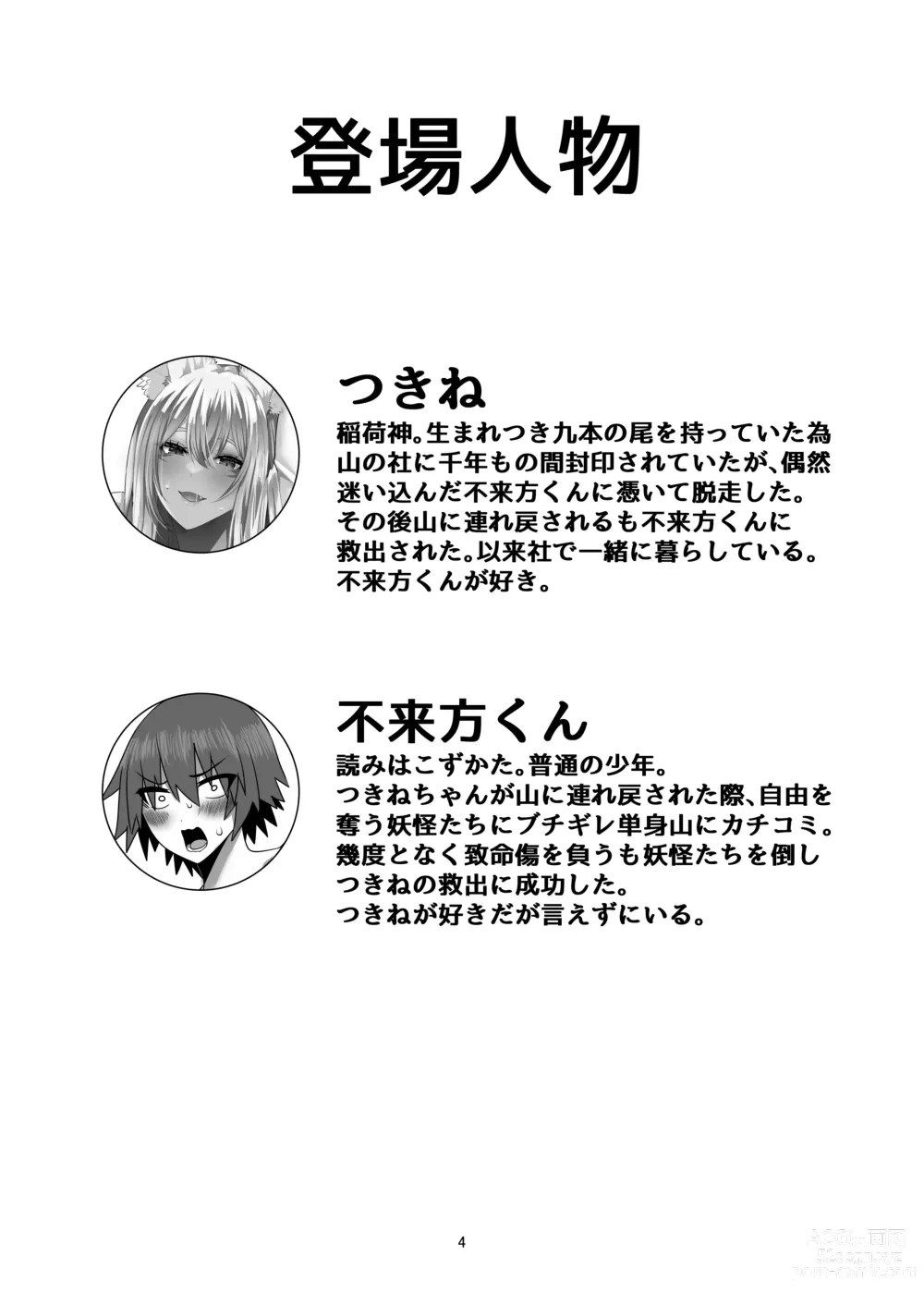 Page 3 of doujinshi Kitsune Tsuki