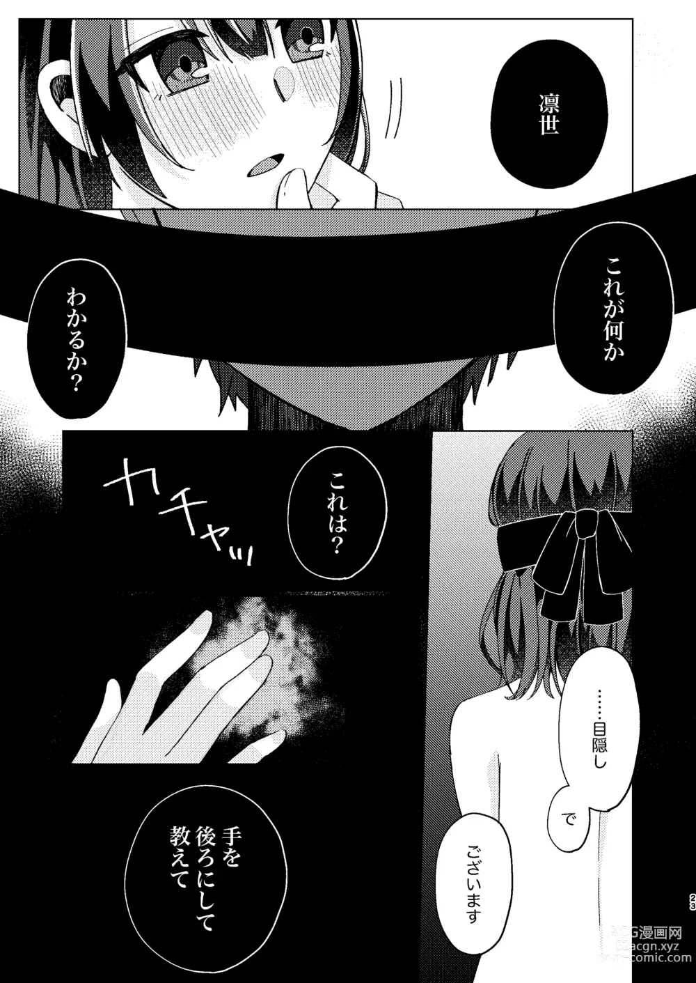 Page 22 of doujinshi Morino Rinze Choukyou Keikaku