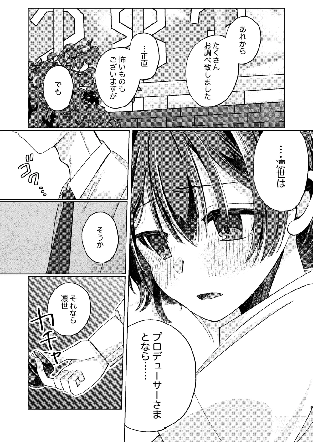 Page 8 of doujinshi Morino Rinze Choukyou Keikaku