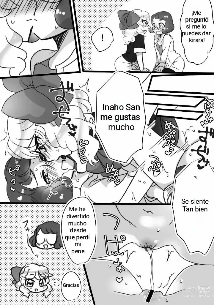 Page 8 of doujinshi Kirara-chin VS InaUSA Chinchin Tanteisha