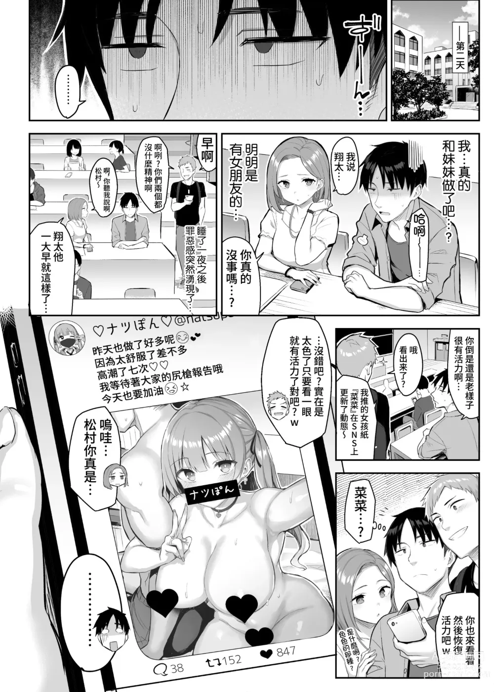 Page 39 of doujinshi Moto InCha no Kyonyuu Yariman Imouto ga Erosugite, Onii-chan wa Mou...!!