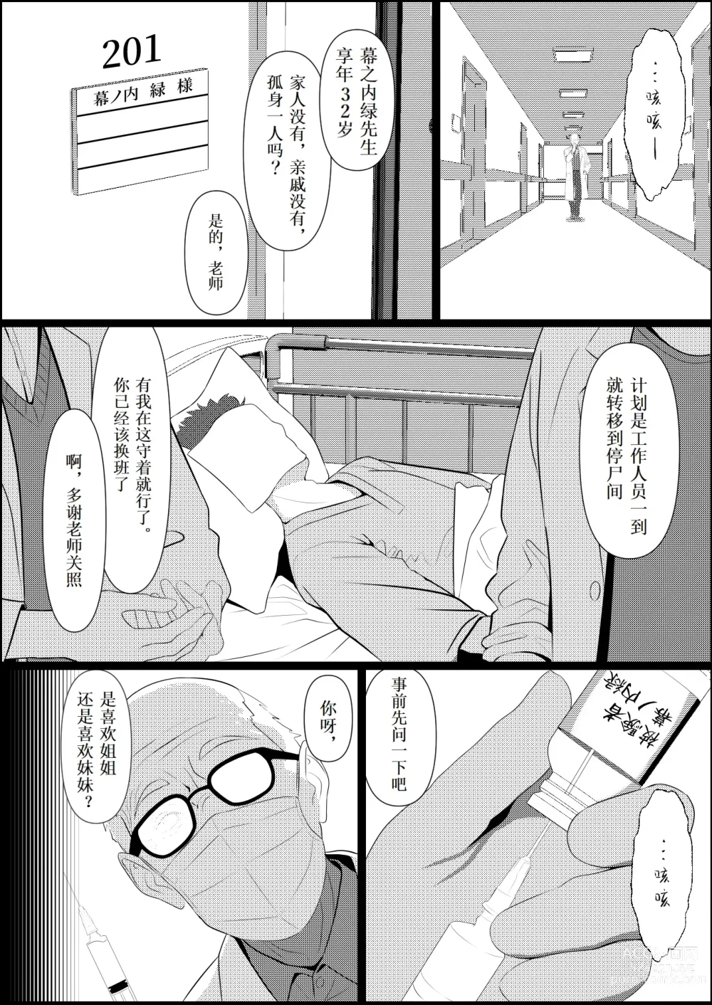 Page 4 of doujinshi Bocchi de Shinda Ore ga Bishoujo Nurse ni Natta Hanashi