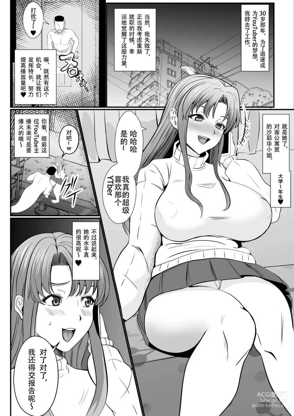 Page 6 of doujinshi Hyoui-kei YTuber ~Ubatta Karada de Haishin Katsudou~