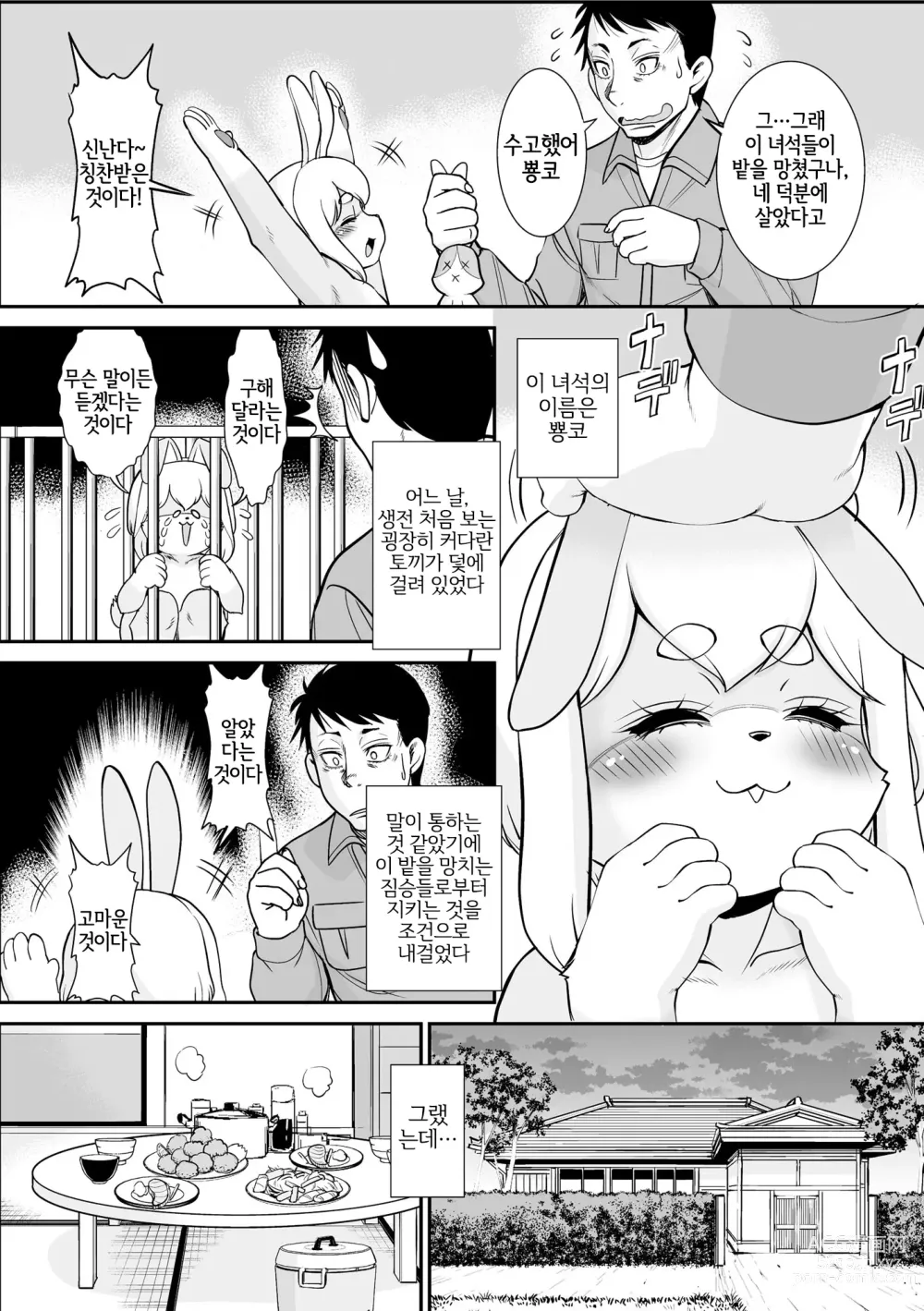Page 4 of manga 나랑 토끼