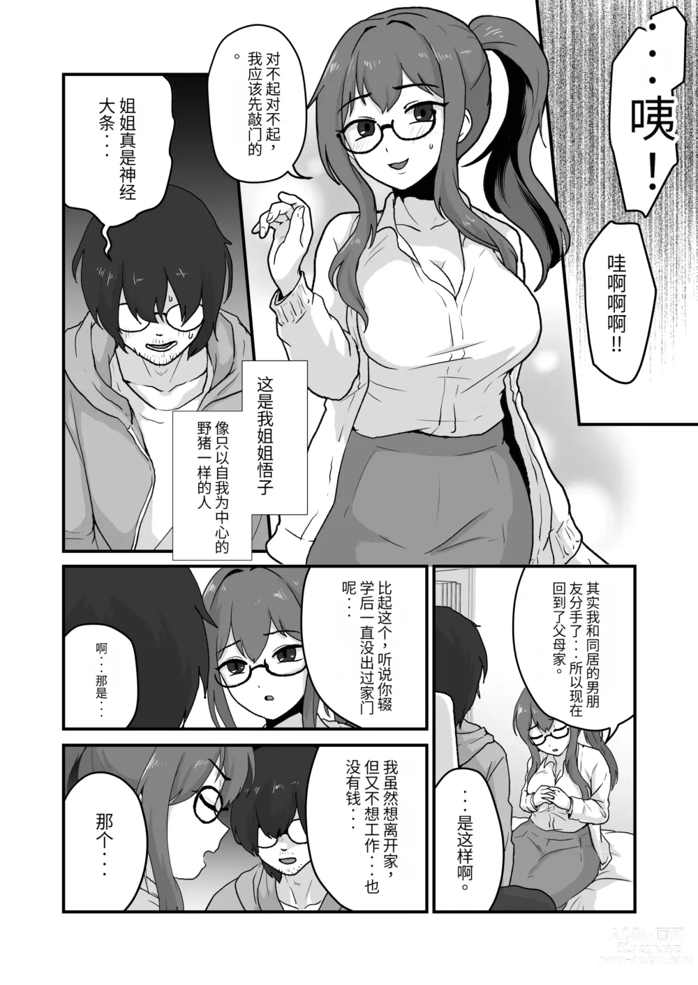 Page 4 of doujinshi Ane ga Ole o Konnani Shimashita