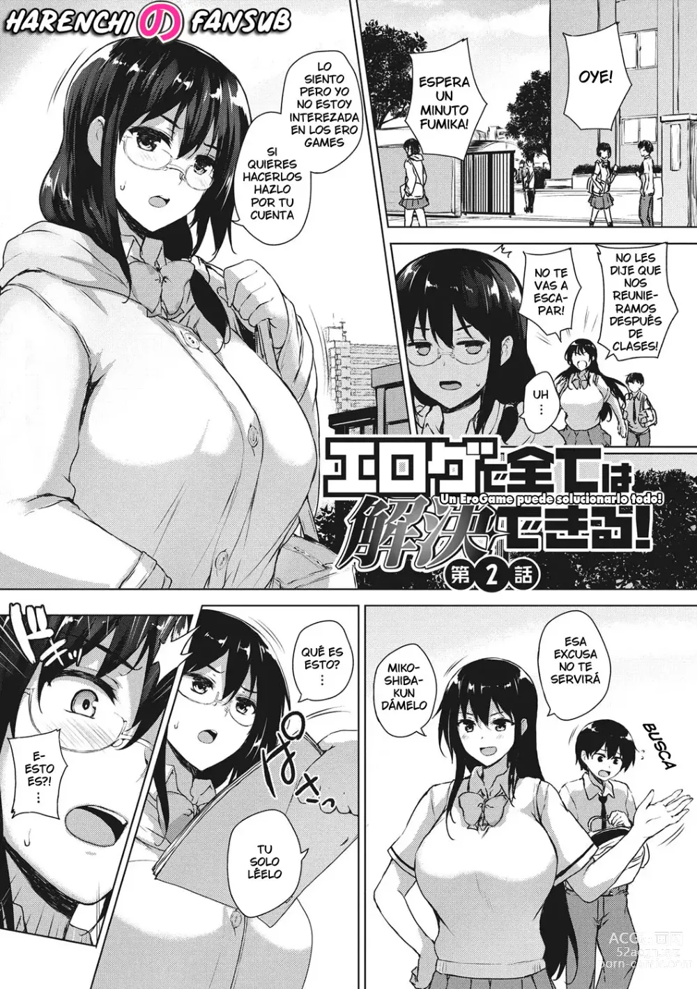 Page 1 of manga EROGE de Subete ha Kaiketsu Dekiru! Cap.02