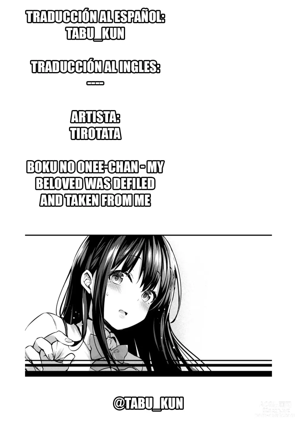 Page 35 of manga Boku no Onee-chan - My beloved was defiled and taken from me...