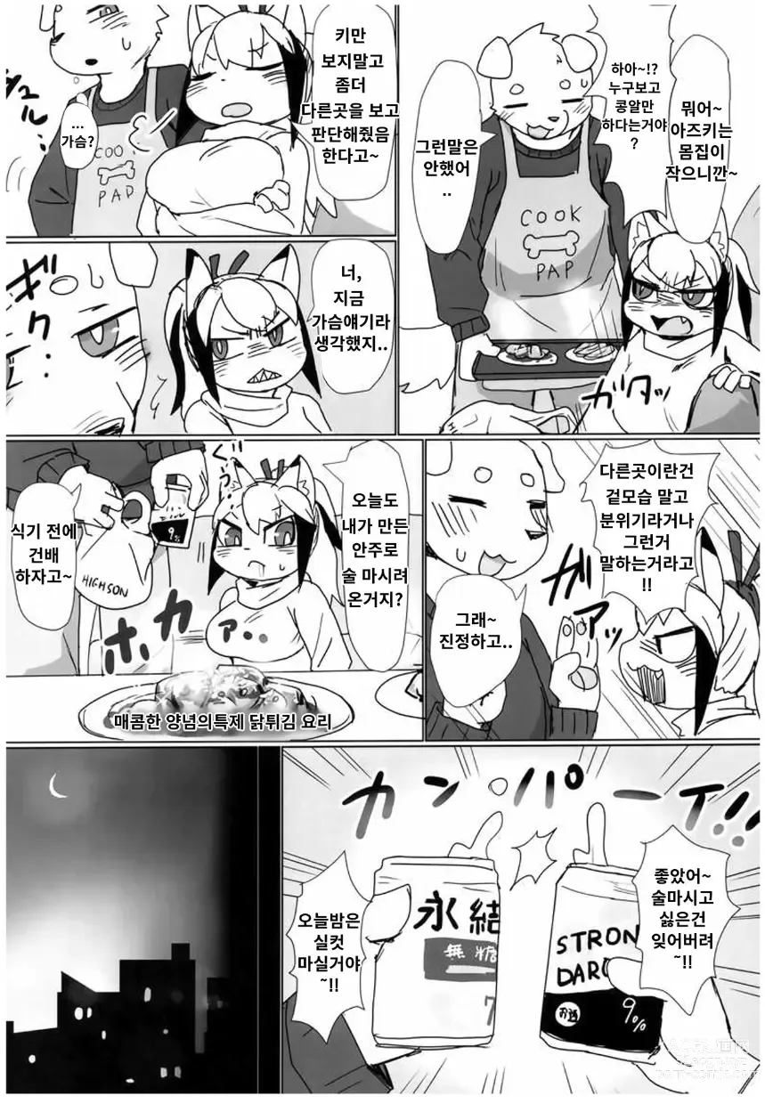 Page 4 of doujinshi 오늘 저녁, 평소의 술친구와