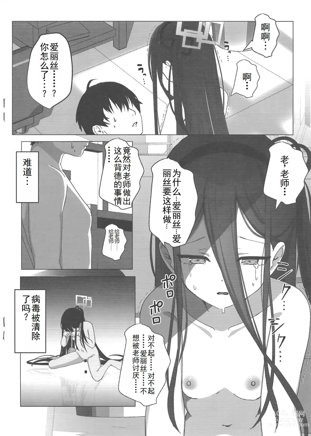 Page 11 of doujinshi Yuuwaku Alice no Negaigoto