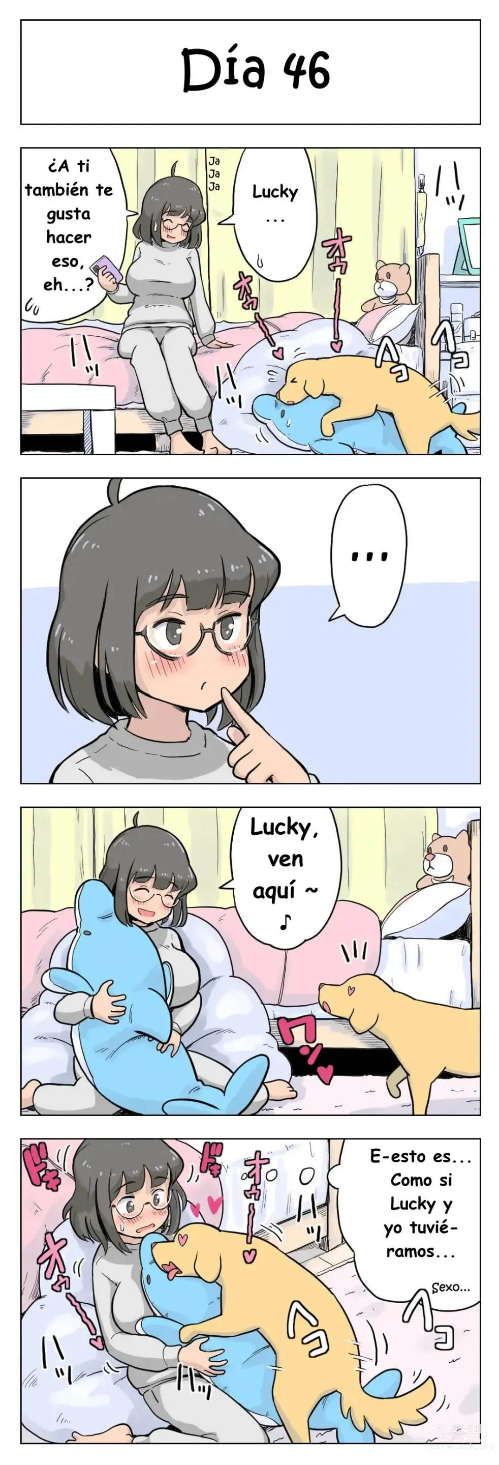 Page 48 of doujinshi 100-nichigo ni Aiken to Sex suru Jimi Kyonyuu Megane-chan