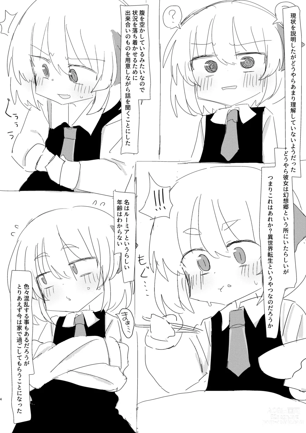 Page 4 of doujinshi Rumia-chan to Issho