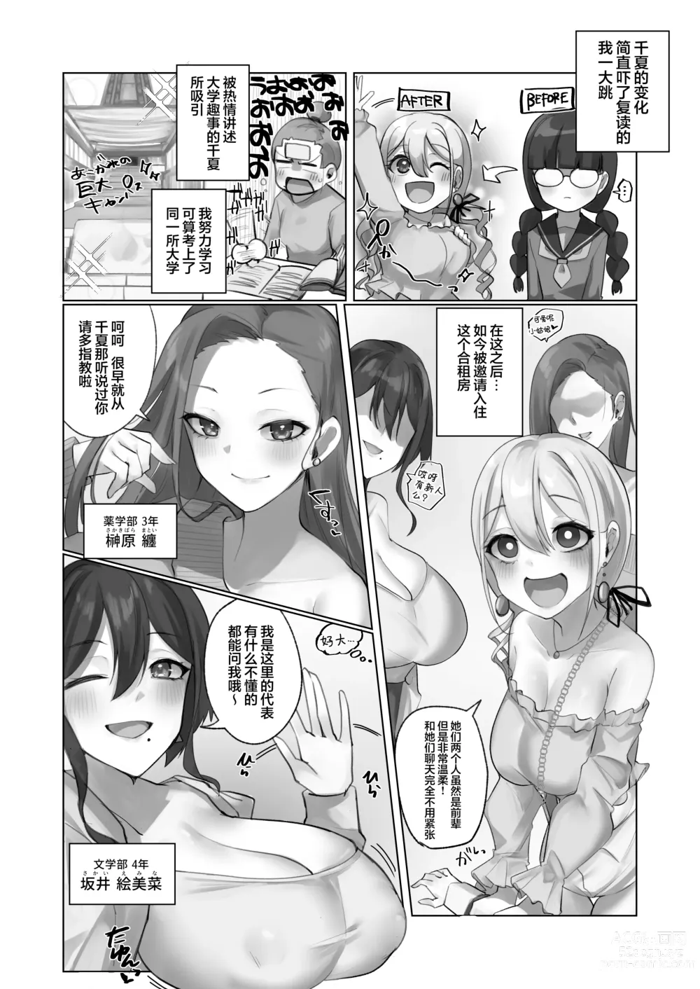 Page 3 of doujinshi Youkoso  Share House e