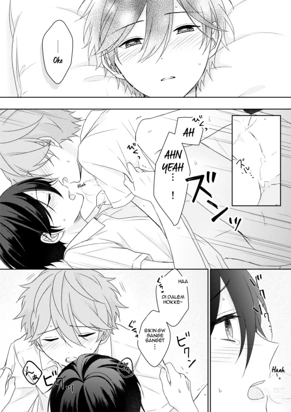 Page 21 of doujinshi [Negiponzu (Okaki) Akaneiro Memory (Ensemble Stars!) [Indonesian] [Digital]