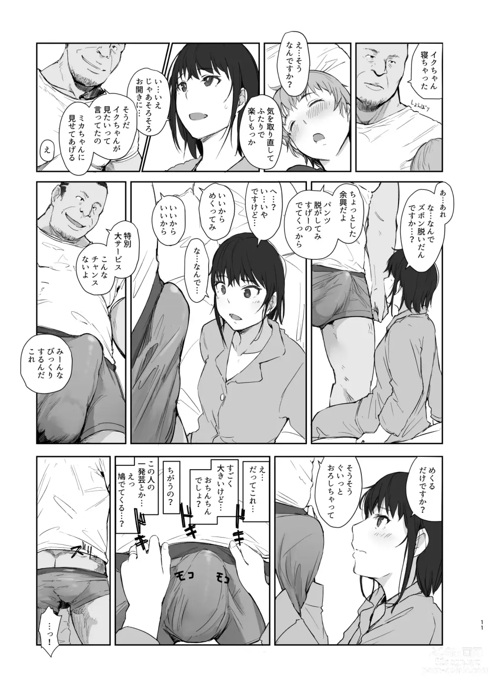 Page 10 of doujinshi Hitodzuma futari NTR no tabi