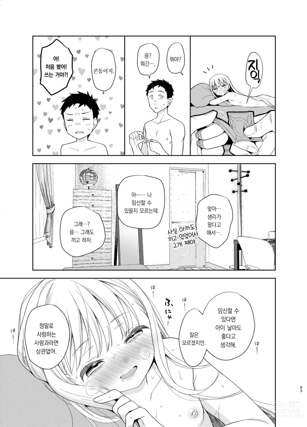 Page 91 of doujinshi TS소녀 하루키 군 5