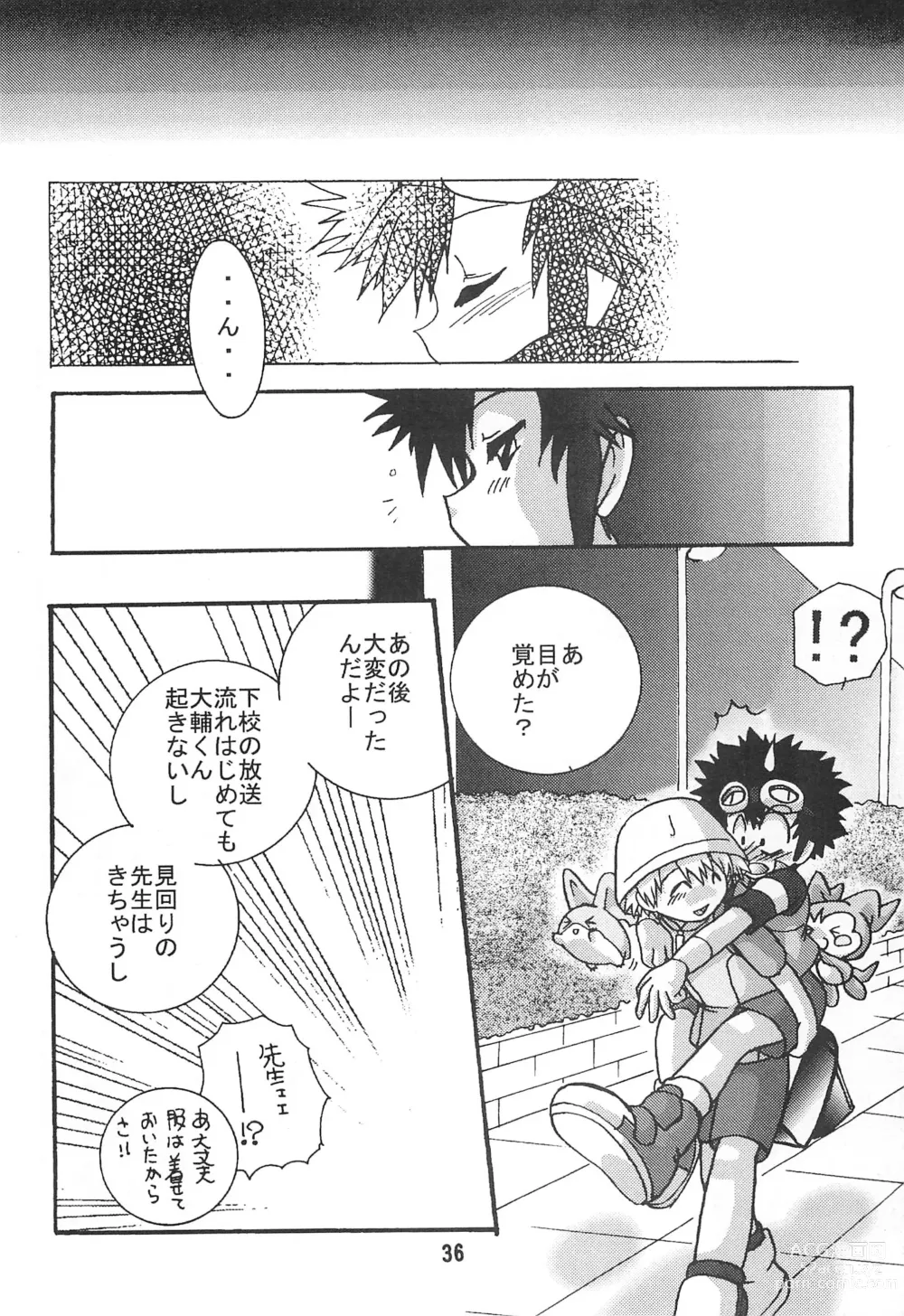 Page 36 of doujinshi SUBTLE RELATION