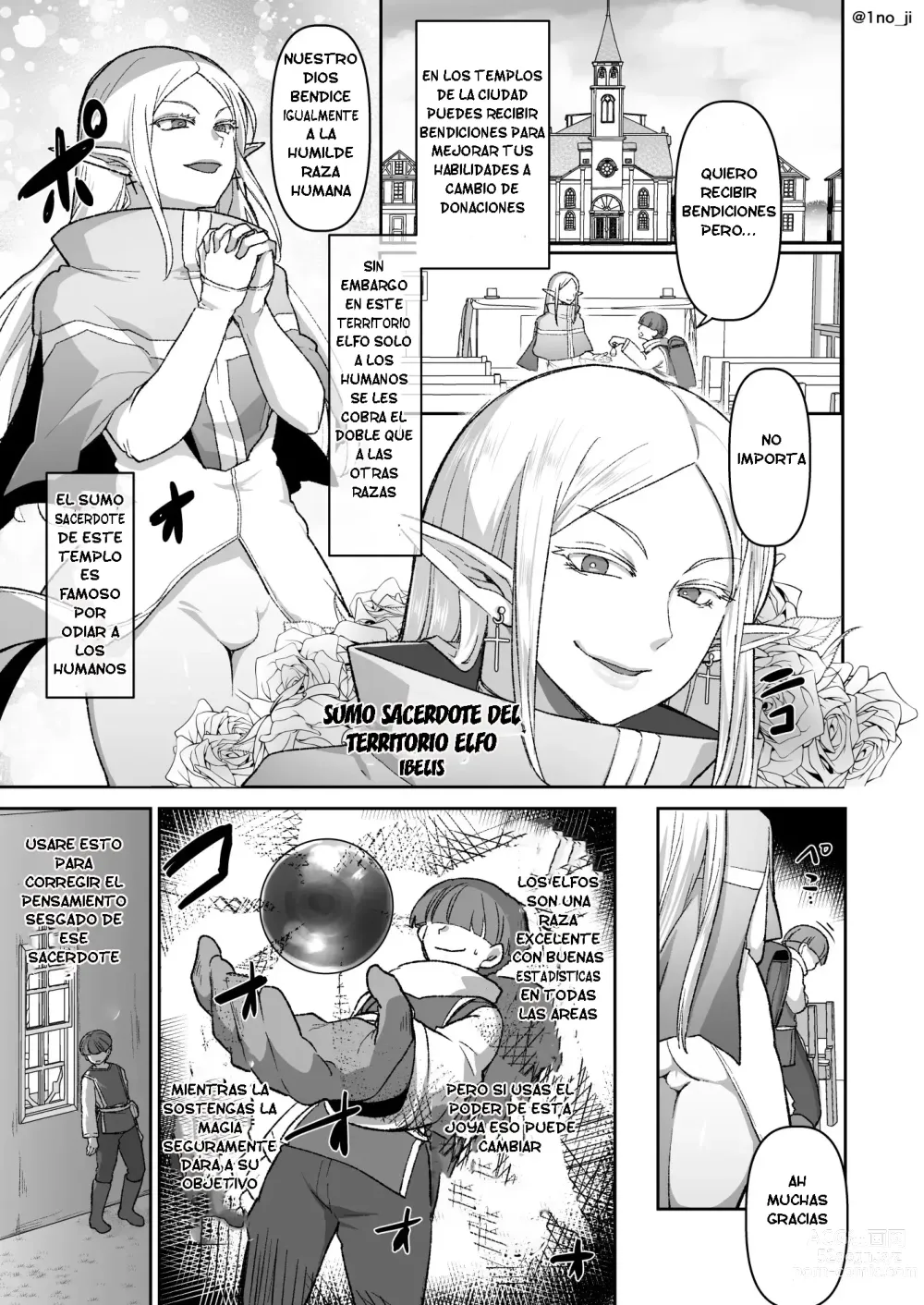 Page 1 of doujinshi Warui Elf o Shemale ni Shite Kaishin saseru Hanashi