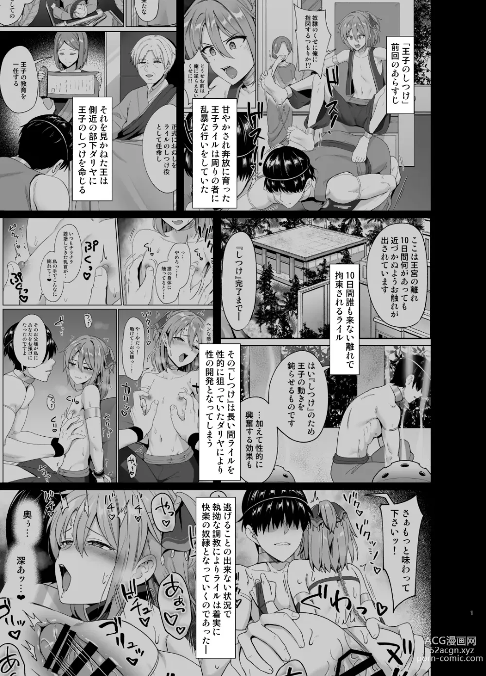 Page 2 of doujinshi Ouji no Shitsuke 2