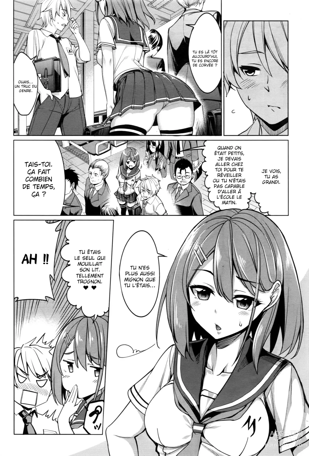 Page 2 of manga Perversité dans le train