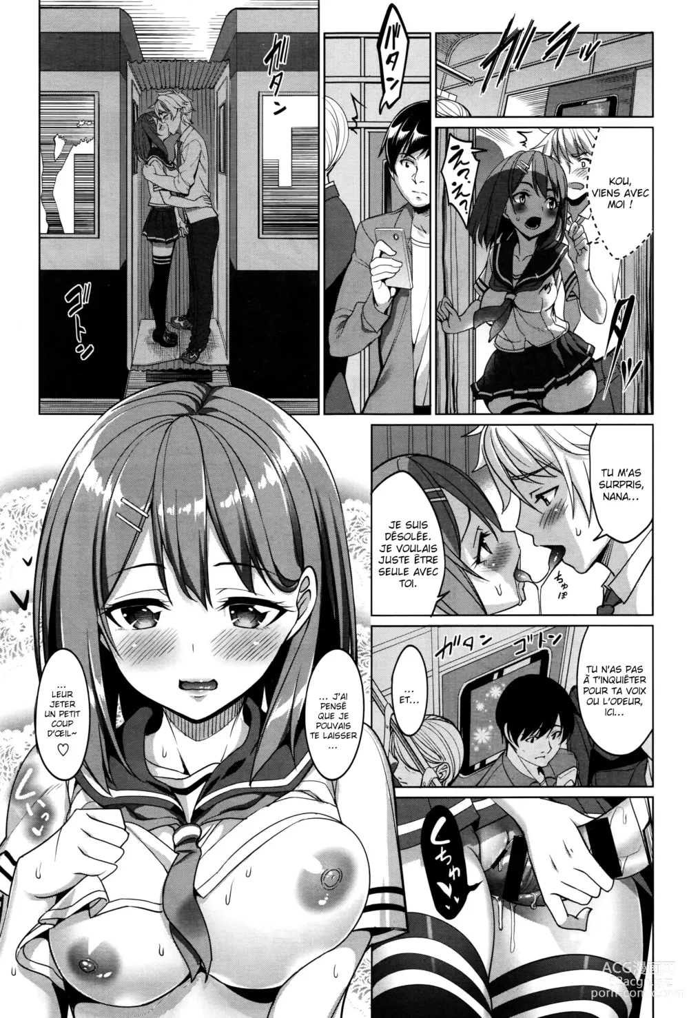 Page 17 of manga Perversité dans le train