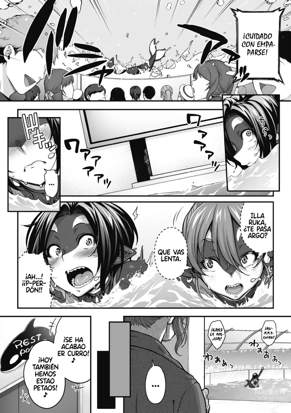 Page 2 of manga Un Show de Orca para Dos ~Ahogándose de Amor~