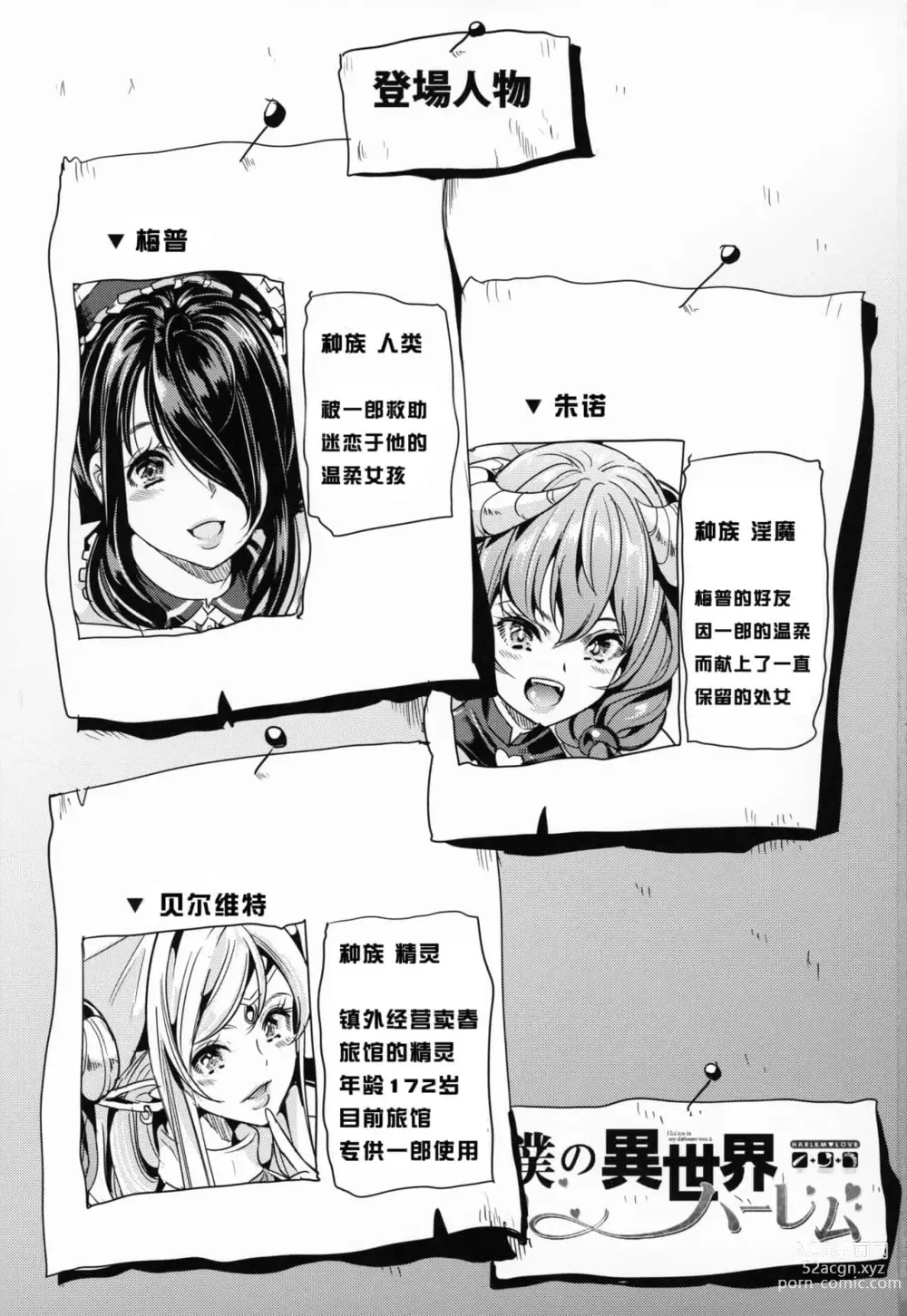 Page 156 of doujinshi 僕の異世界ハーレム+スケベエルフ姉妹、婚活に来る~ 整合