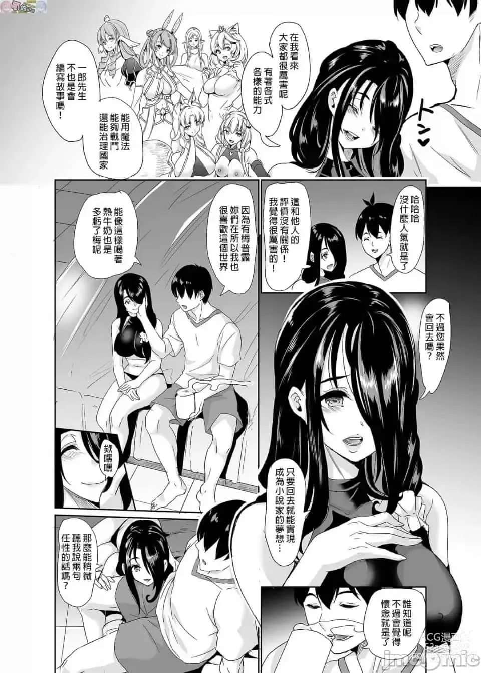 Page 566 of doujinshi 僕の異世界ハーレム+スケベエルフ姉妹、婚活に来る~ 整合