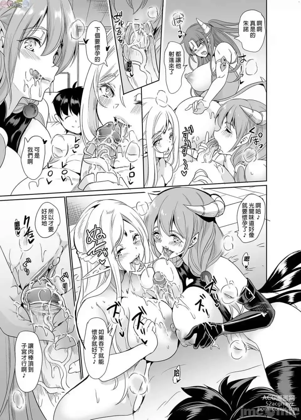 Page 639 of doujinshi 僕の異世界ハーレム+スケベエルフ姉妹、婚活に来る~ 整合