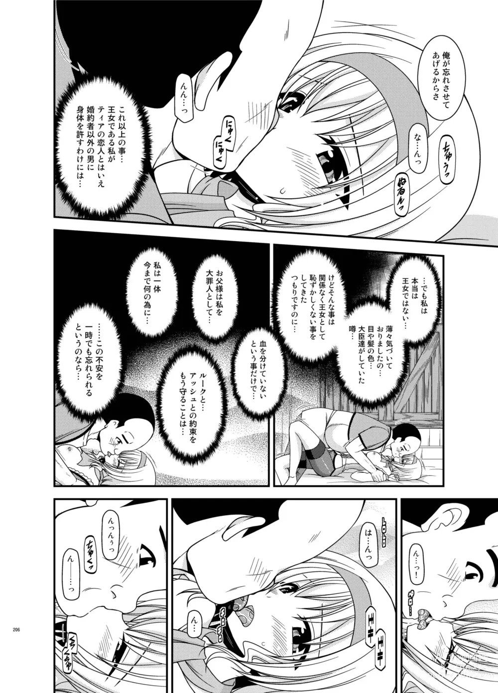 Page 206 of doujinshi Melon ga Chou Shindou! R Soushuuhen IV