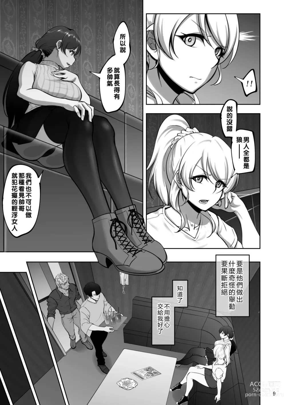 Page 8 of doujinshi Eri to Nozomi no Joujiroku 1