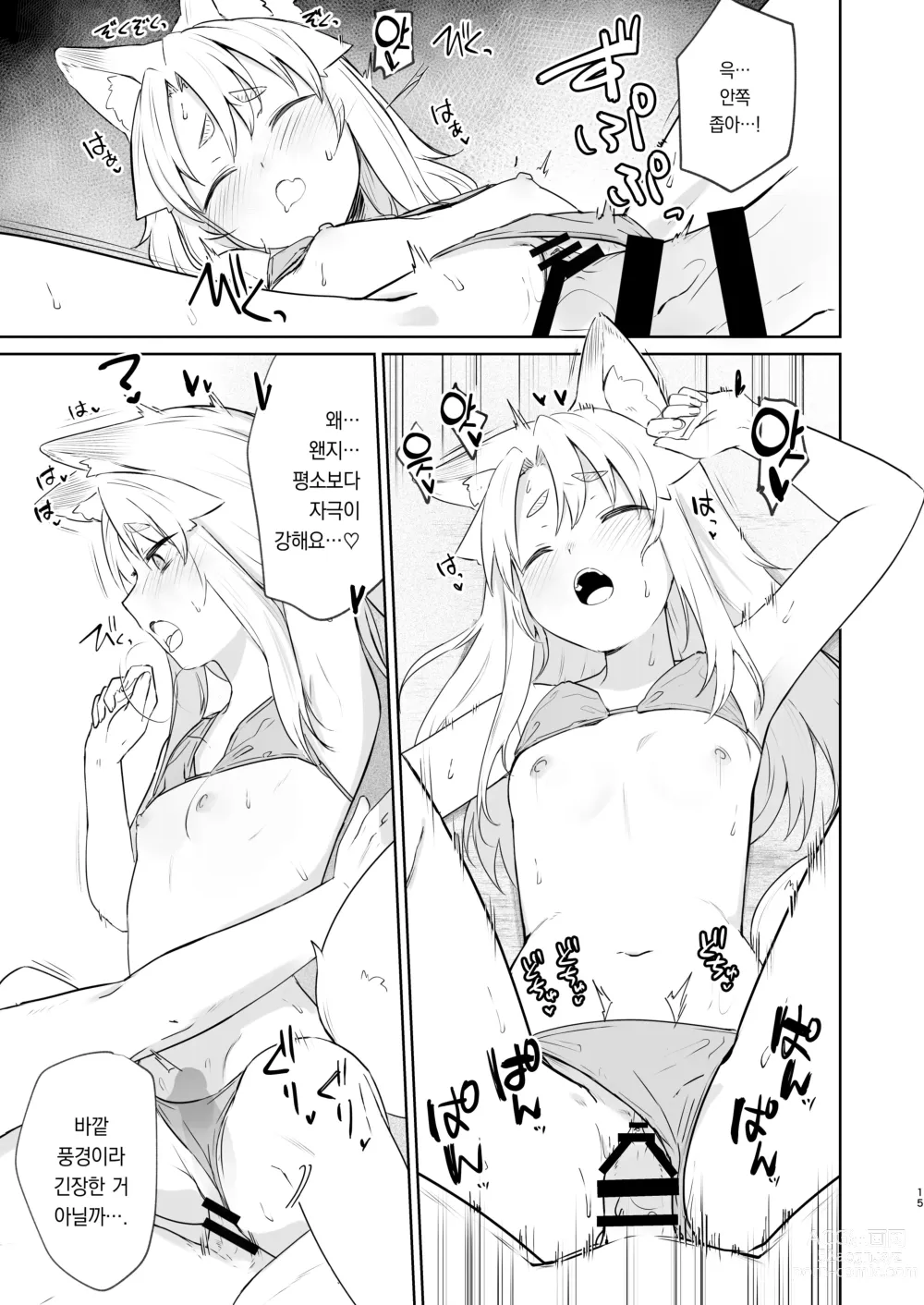 Page 14 of doujinshi 여우 때문에 2