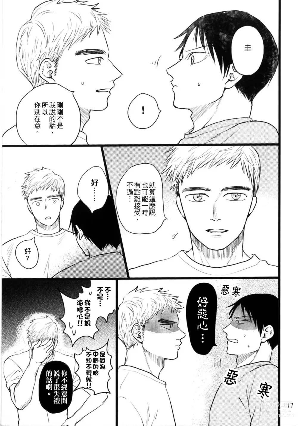 Page 15 of doujinshi Umi ga Nakano de Nakano ga Umi de