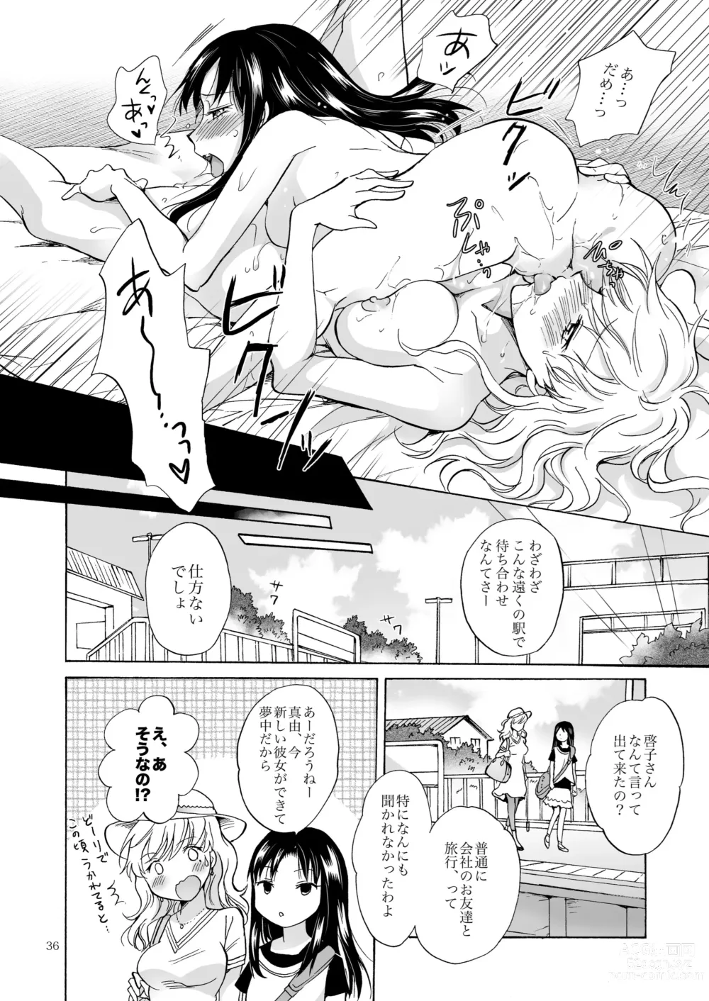 Page 35 of doujinshi Musume no Kanojo（BOOTH版）