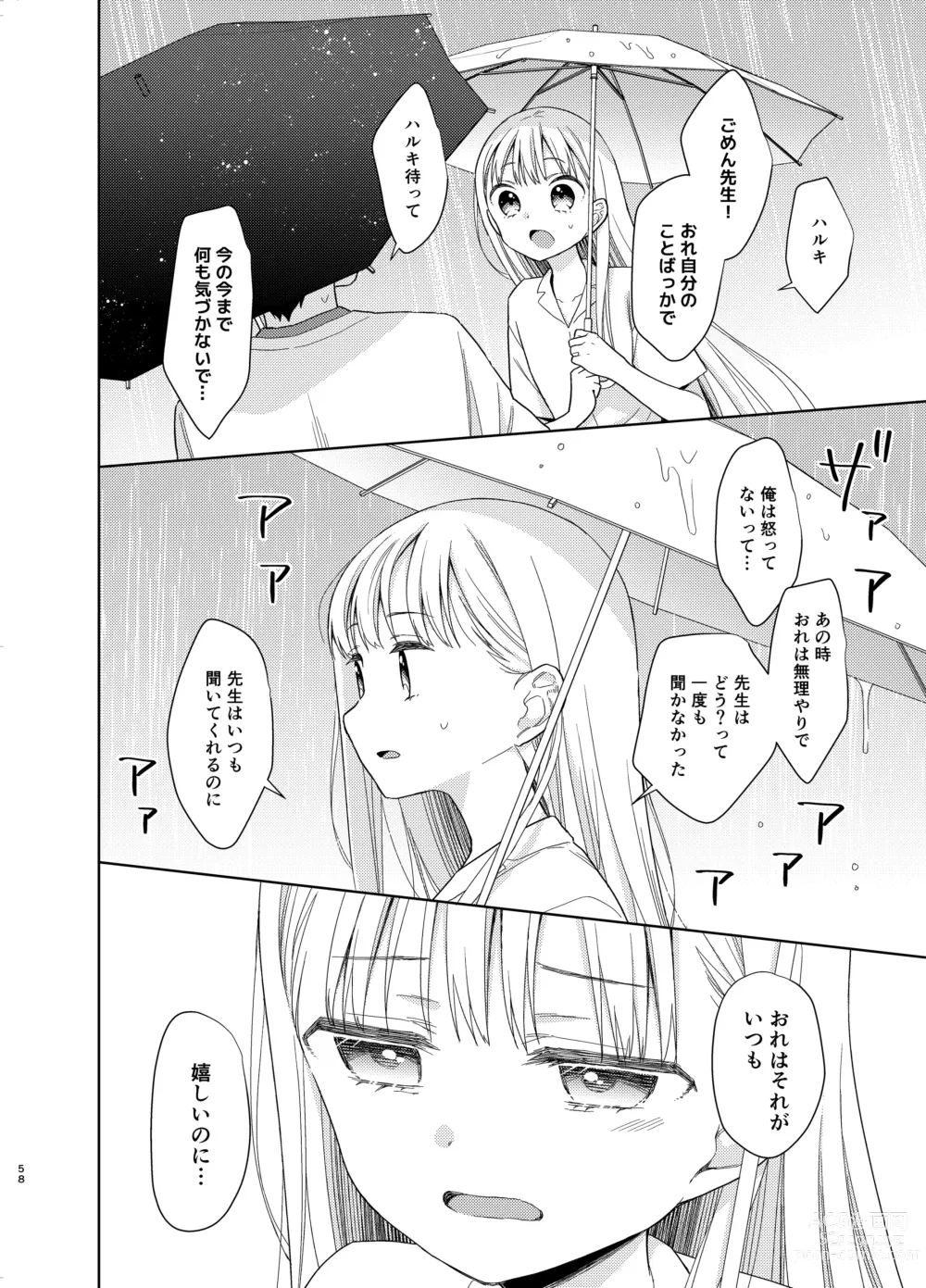 Page 57 of doujinshi TS Shoujo Haruki-kun 5