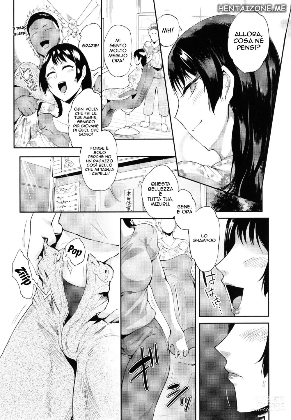 Page 2 of manga Dal Parrucchiere