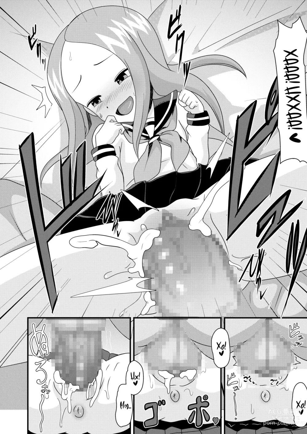 Page 14 of doujinshi Озорная Такаги ~Такаги занимается сексом перед двусторонним зеркалом~