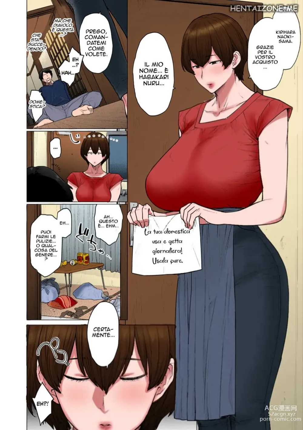 Page 4 of manga La Domestica Usa e Getta